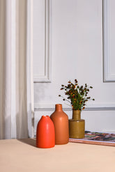 Alamkari India Ceramic Multi-pattern Flower vase